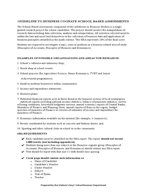 Download Sba Guideline 2014 Measurements Memorandum 