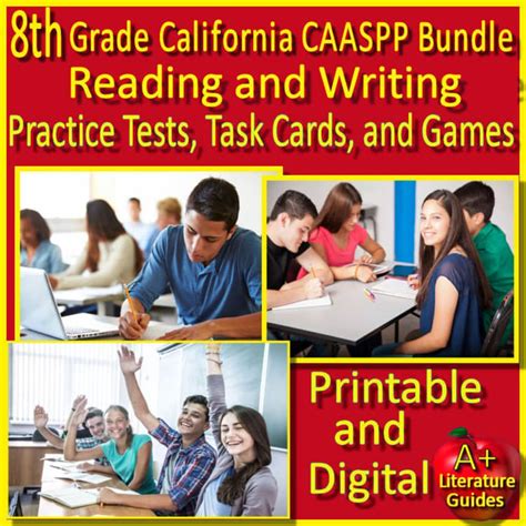 Sbac Test Prep 8th Grade Math Common Core Practice Book And Full Length Online Assessments Smarter Balanced Study Guide With Performance Task Pt And Computer Adaptive Testing Cat