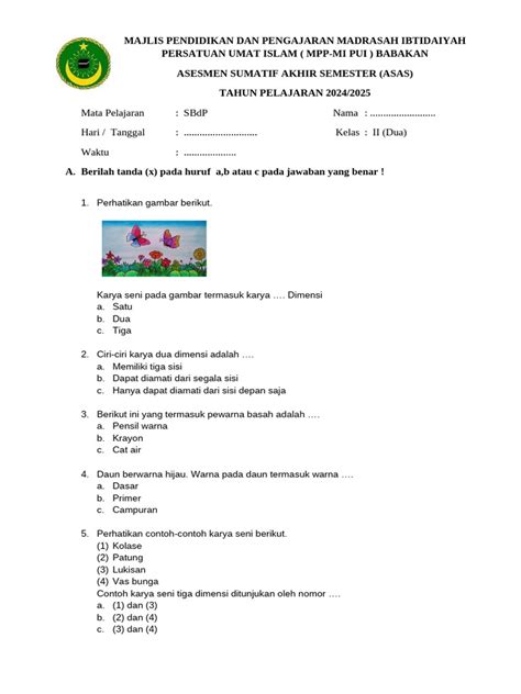 Sbdp Kelas 2
