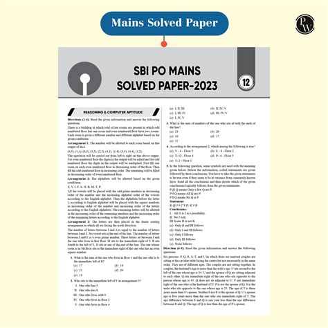 Full Download Sbi Po Exam Solved Papers 2012 