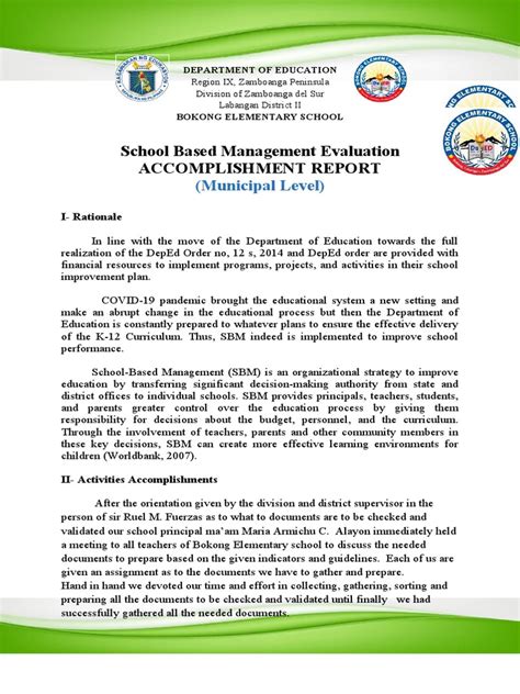 Sbm Gov In Report