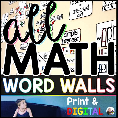 Scaffolded Math And Science Math Word Walls Math Word Wall 5th Grade - Math Word Wall 5th Grade