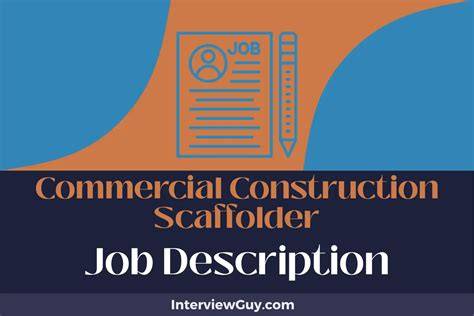 scaffolder duties and responsibilities
