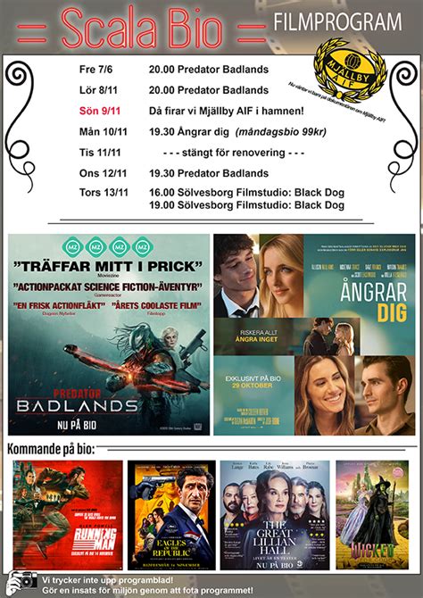 scala bio sölvesborg programblad