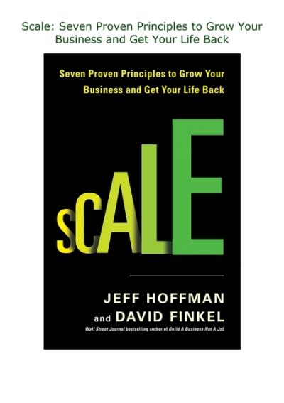 scale seven proven principle to grow your busines