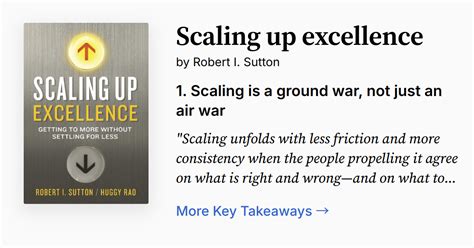 Scaling Up Excellence