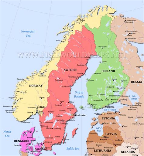 Scandinavia On Map