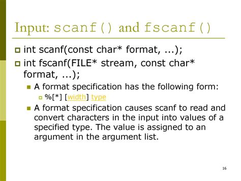 scanf, fscanf, sscanf - formatted input conversion