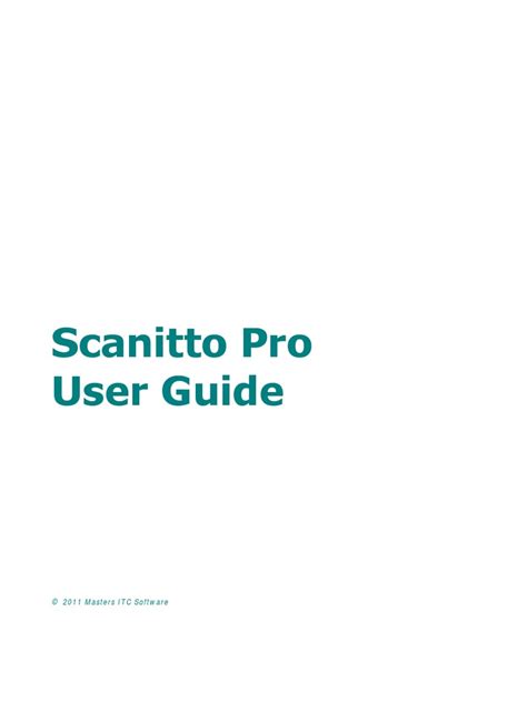 Download Scanitto Pro User Guide 