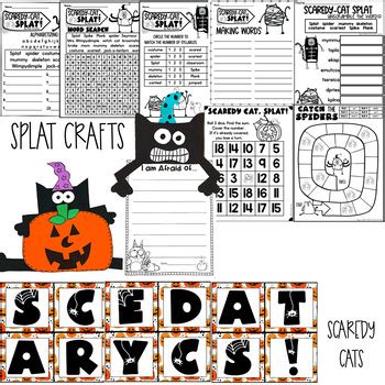 Scaredy Cat Splat Activities