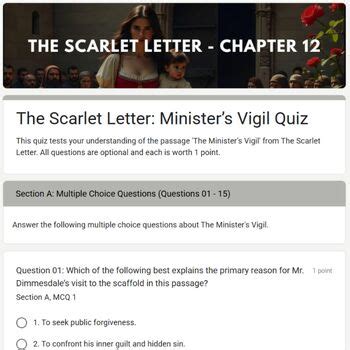 Scarlet Letter Chapter 12