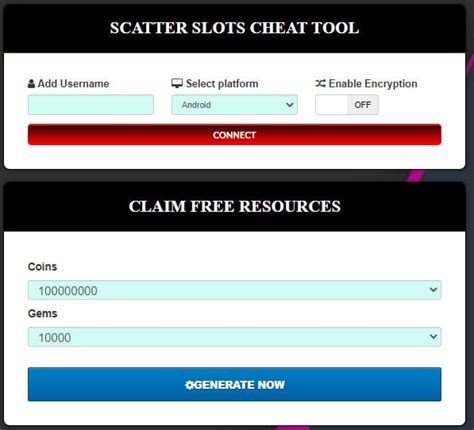 scatter slots coin generator no survey