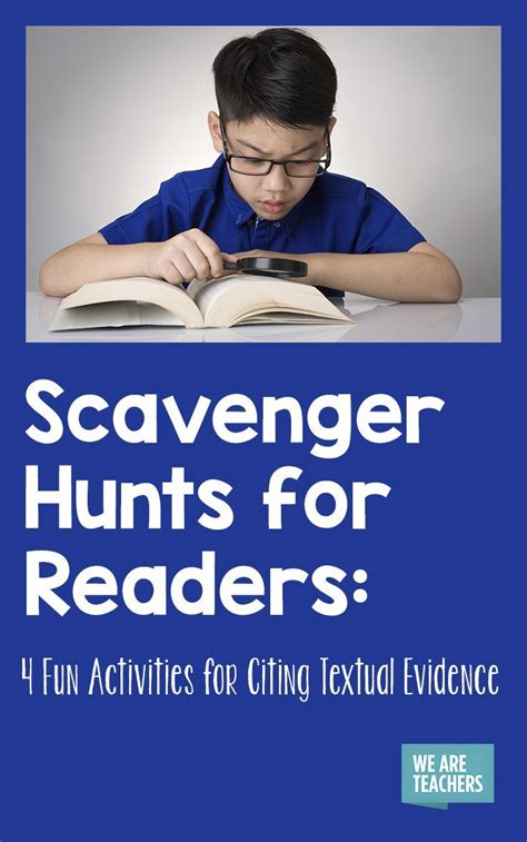 Scavenger Hunts For Readers 4 Fun Citing Textual Citing Textual Evidence 6th Grade - Citing Textual Evidence 6th Grade