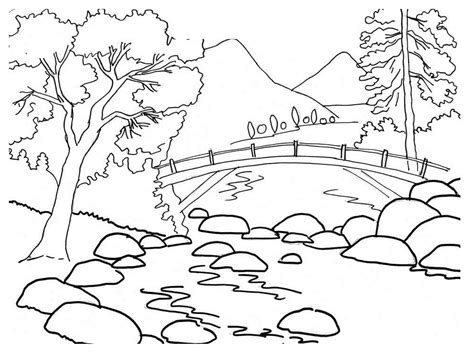 Scenery Outlines For Colouring   Hand Drawn Underwater Scenery Coloring Book Illustration - Scenery Outlines For Colouring