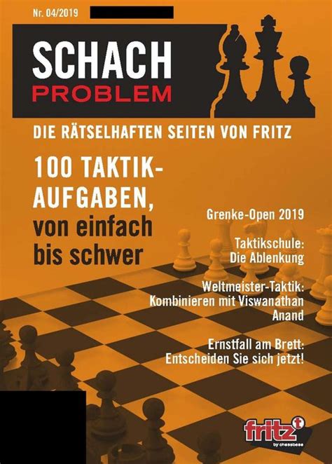 Schach Problem Heft 04 2019 Die Ratselhaften Seit