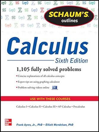schaum series calculus