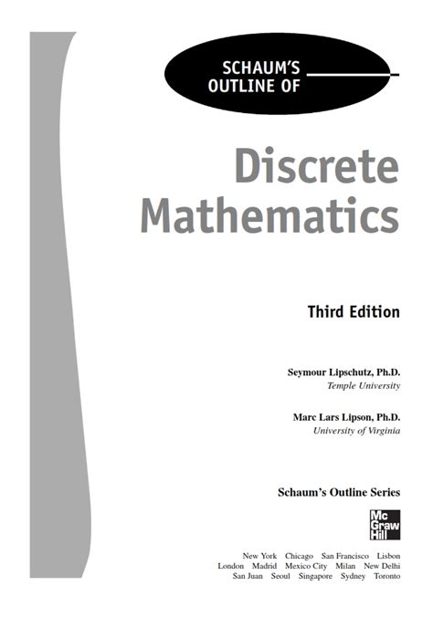 Read Schaum S Outline Of Discrete Mathematics 