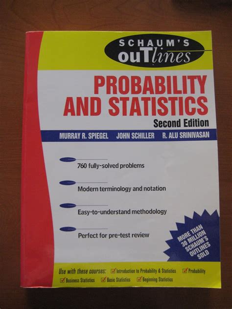 Schaums Outline Of Probability Second Edition Schaums Outlines