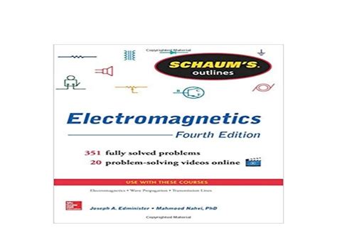 Read Schaums Electromagnetics Solution Manual 
