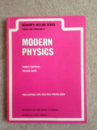 Full Download Schaums Outline Of Modern Physics 