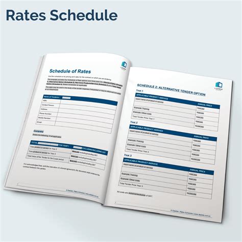 Schedule Of Rates