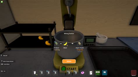 Schedule One Mixing Chart