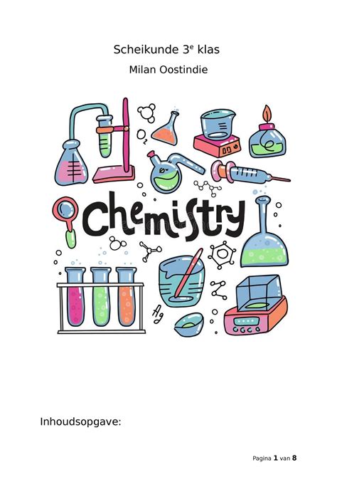 scheikunde vak