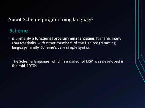 Scheme Programming Language