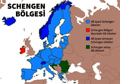 schengen ülkeleri nerelers
