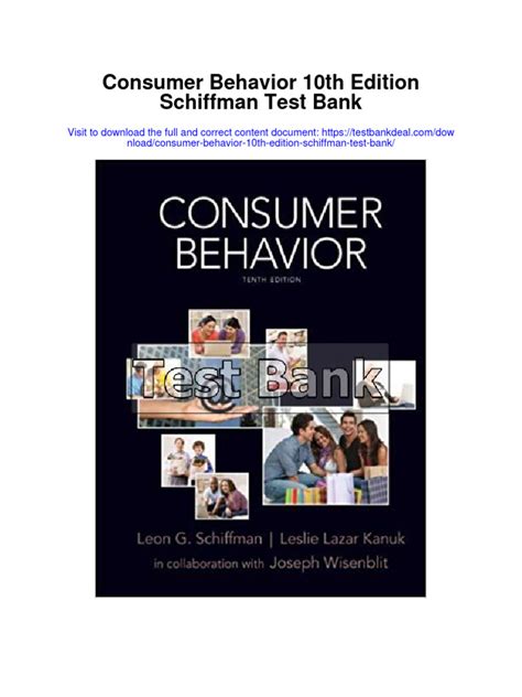 Read Online Schiffman And Kanuk Consumer Behaviour Tenth Edition File Type Pdf 