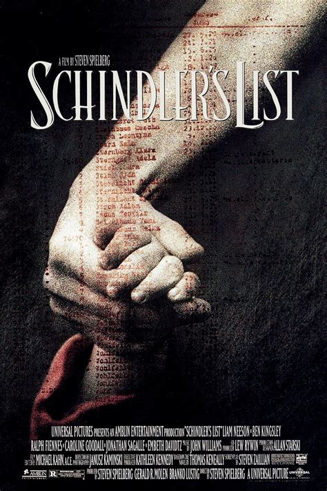 Schindlers List Plot Summary