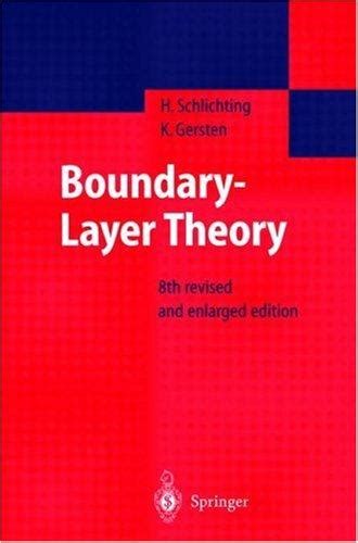 Schlichting Boundary Layer Theory 8th Edition Pdf