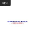 Full Download Schlumberger Eclipse Manual 