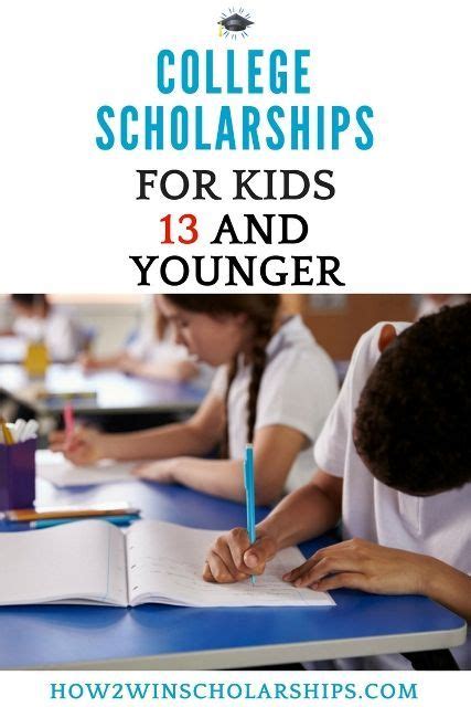 scholarships for kids in middle school