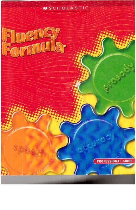 scholastic fluency formula
