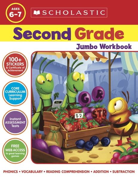 Scholastic Jumbo Workbook Grade 2 Target Scholastic Grade 2 Workbook - Scholastic Grade 2 Workbook