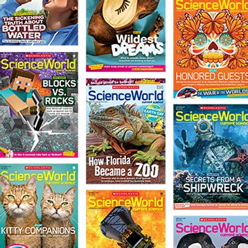 Scholastic Science World Answer Keys