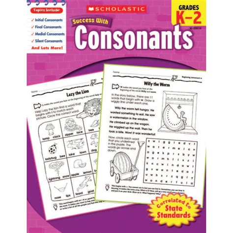 scholastic success with consonant