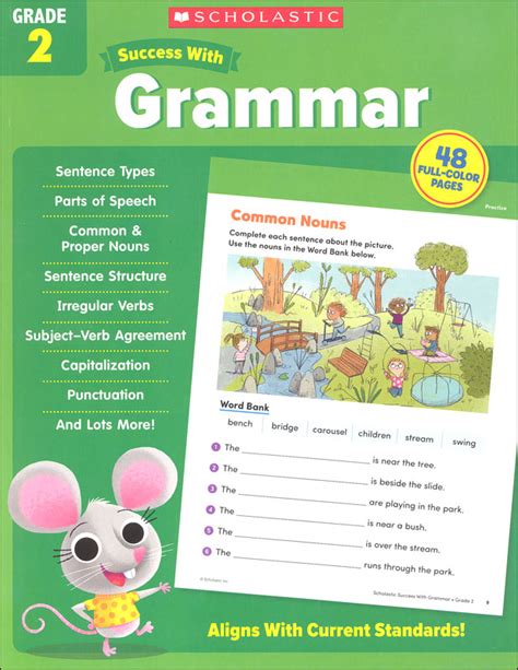 Scholastic Success With Grammar Grade 2 Workbook Scholastic Grade 2 Workbook - Scholastic Grade 2 Workbook