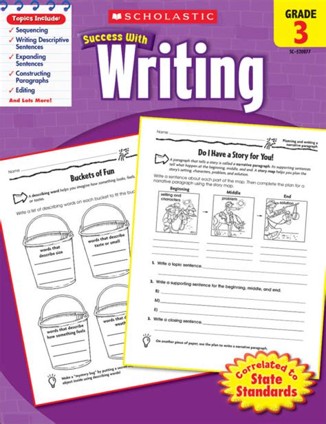 Scholastic Success With Writing Grade 3 Workbook Amazon Scholastic Grade 3 Workbook - Scholastic Grade 3 Workbook
