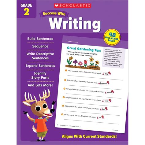 Read Online Scholastic Success With Writing Workbook Grade 2 