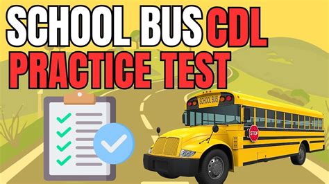 School Bus Practice Test
