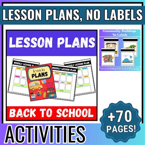school community lesson plans for first grade