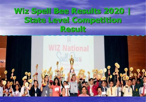 School Level Spell Bee Results