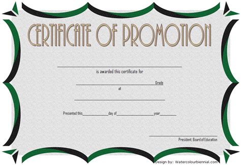 School Promotion Certificate Template 10 New Designs Free Kindergarten Promotion Certificates - Kindergarten Promotion Certificates
