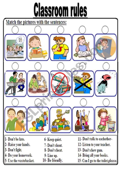 School Rules And Commands Worksheets Free Guess My Rule Worksheet - Guess My Rule Worksheet