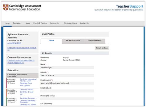 School Support Hub Login