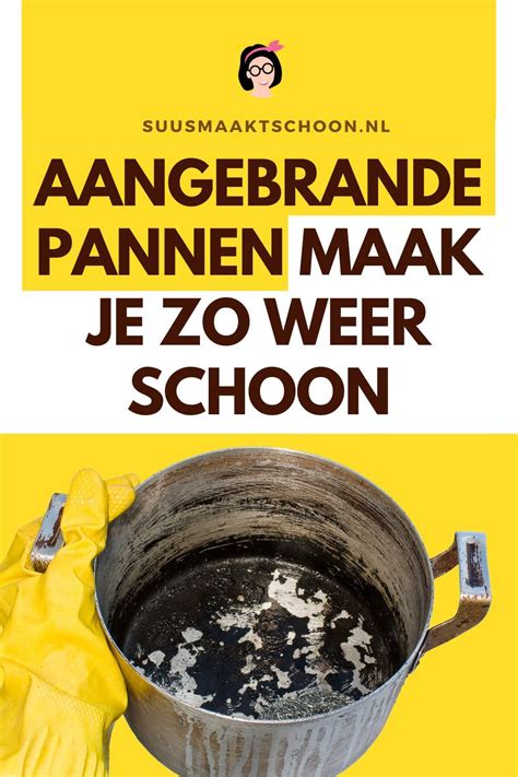 schoonmaken pan appelstroop