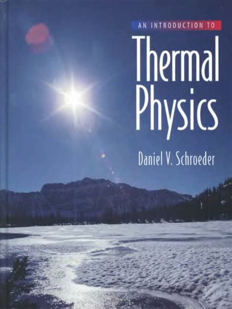 Schroeder Thermal Physics Pdf