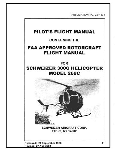 Download Schweizer Helicopter 269C Maintenance Manual 
